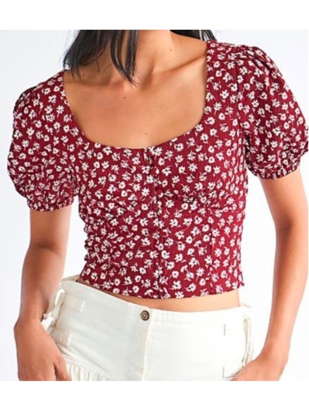 Free People Daisy Chain Crop Top Size M